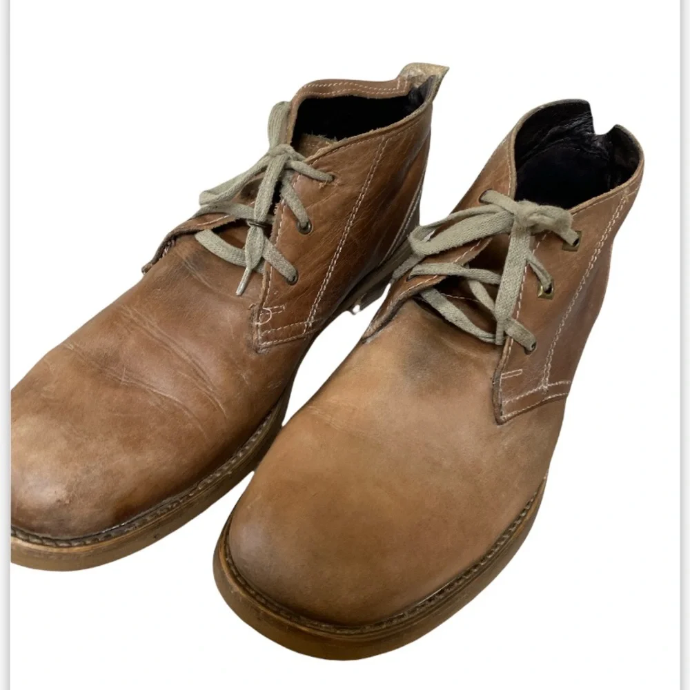 Bed Stu Draco Men’s Chukka Leather Boots brown size 10.5